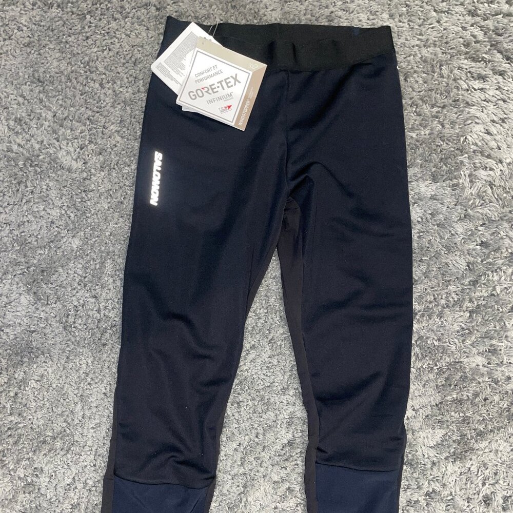 Salomon GORE-TEX INFINIUM™ WINDSTOPPER® Men's Tights Thermals Size Medium